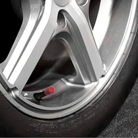 5for$10 Silver Corvette Stem caps Tire Stem Valve Caps Car Accessories NWT - Picture 3 of 4